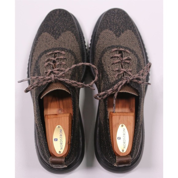 New! Cole-Haan 2.ZeroGrand Brown Stitchlite Ox Sneaker Wingtip Shoes 8.5 - Picture 5 of 12
